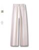 2025 Spring/Autumn Women's High Waist Elastic Drape Pants: Popular Light Luxury Style with Narrow To Wide Leg Design