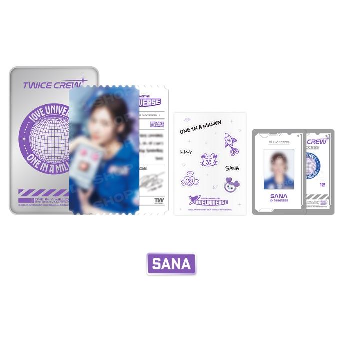 

Предзаказ 2025 TWICE ФАНМИТИНГ 10VE UNIVERSE Набор фото в жестяной коробке SANA