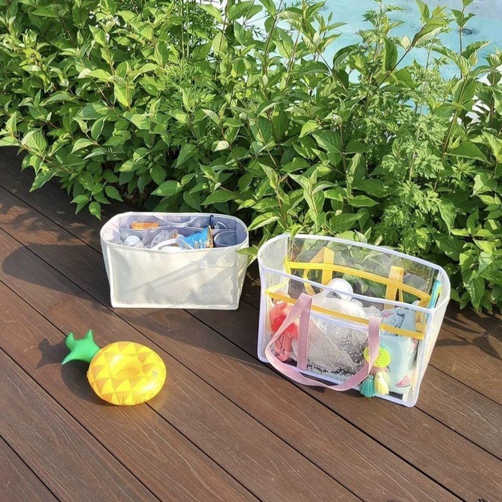 Waterproof Design Transparent Beach Bag Transparent PVC Storage Bag  Fitness Swimming