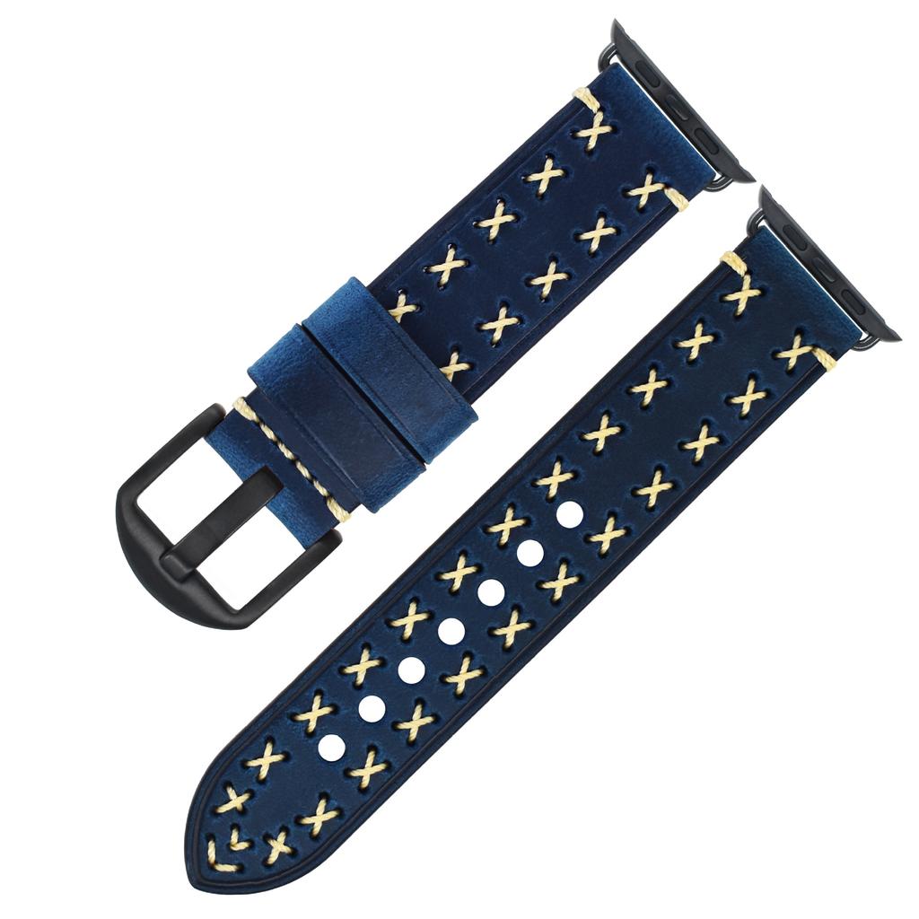 Suitable For Iwatch Strap Apple 8/7/6/5Se Leather Strap Apple Watch8 Bracelet Accessories Strap