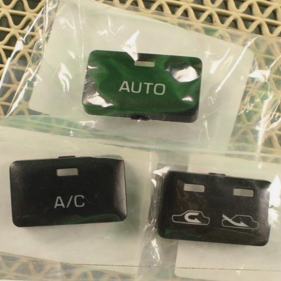 כיסויי כפתורים תואמים למרכז הבקרה של טויוטה לנד קרוזר, מתג מזגן 55905-60090