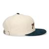 Schott Brother Logo Corduroy Flat Visor Cap (White)