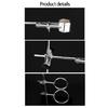 Practical Science Stand Chemistry Experiment Compacts Support Frame Stand 35cm Height With Easy Assembly And Stable Base