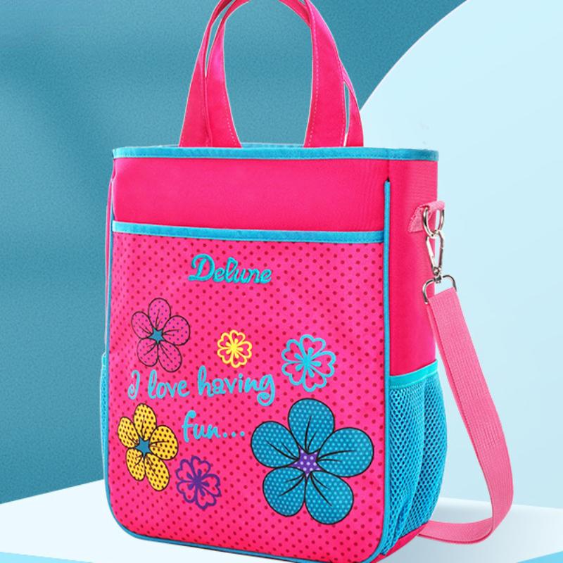 Dziecięca torba tutorialowa podwójnego zastosowania dla uczniów szkół podstawowych, na zajęcia treningowe, przenośna torba na ramię, wodoodporna tkanina Oxford