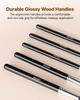 34-Piece Makeup Brush Set, Professional Brushes Kit for Foundation Blending Eyeshadow Concealer Blush - with Soft Bristles, Ergonomic Wood Handle,