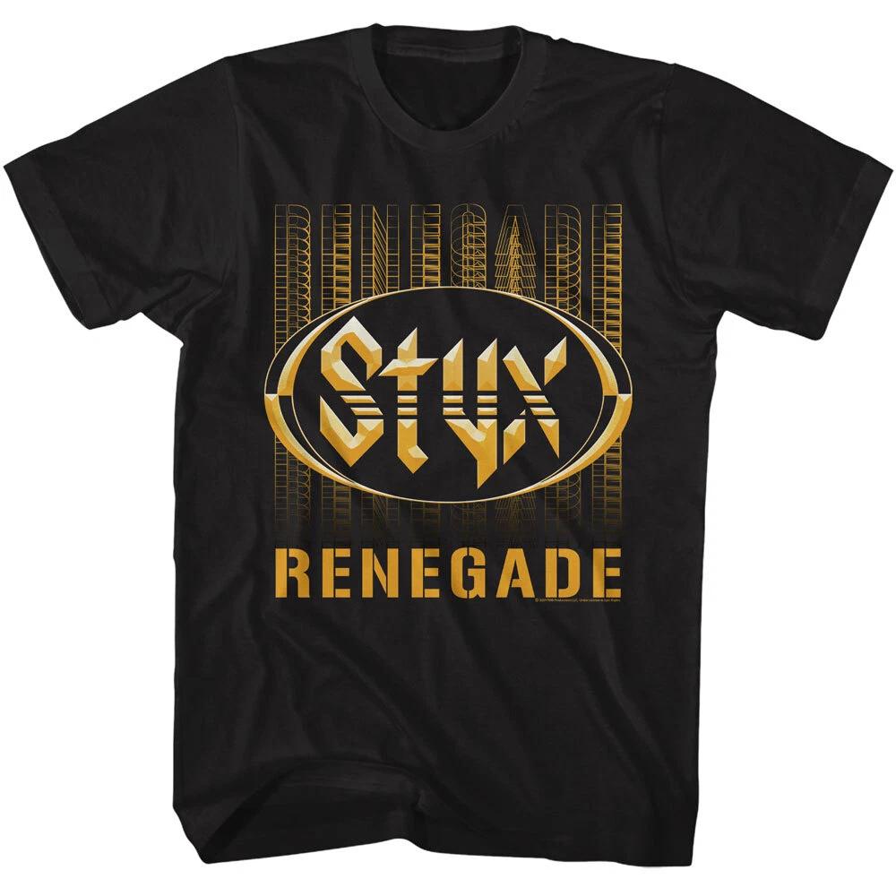 Styx RENEGADE Repeat Men s T Shirt Rock Music Concert Merch 4XL