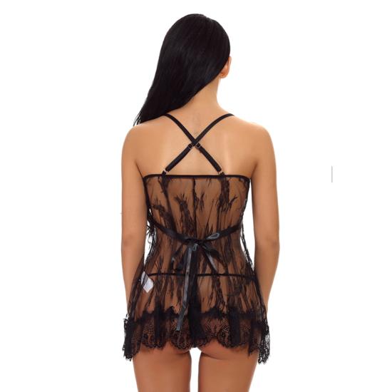 Ladysta Damen Baby Doll Nachthemd Einheitsgröße