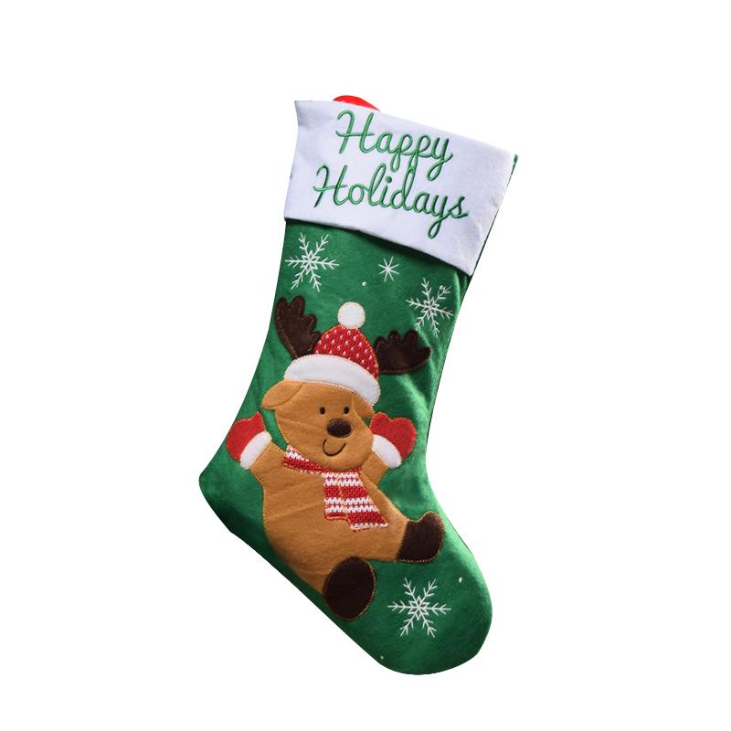 

Рождественские носки Санта Чулок Подвеска на елку Рождественские украшения для дома 2022 Рождественский подарок