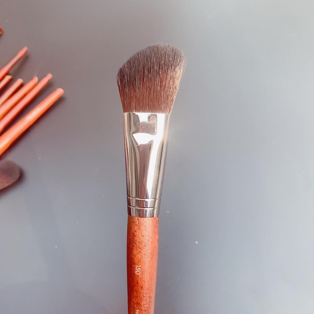 M Series Makeup Brush Set: Powder, Blush, Eyeshadow, Nose, Eyebrow, Blending, Contouring Brush.