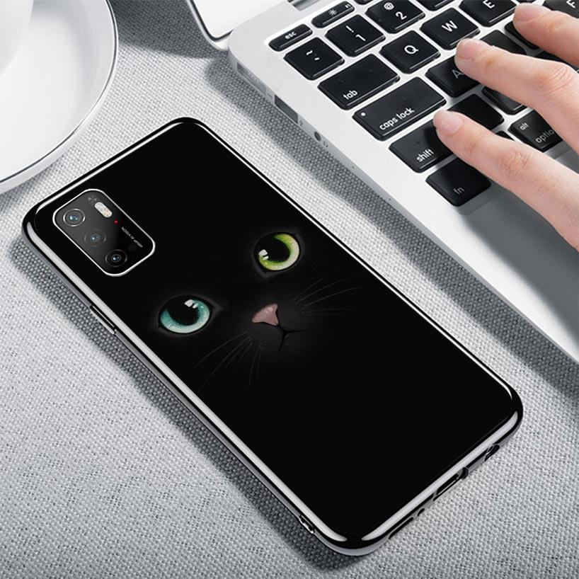 Cat Cute Kitten Cartoon Case Phone Cover for Xiaomi Redmi Note 10 9 9S 8 8T 7 5 Pro Mi 12T 11T 10T 9T 12 11 Lite A3 A2 Trend Fun