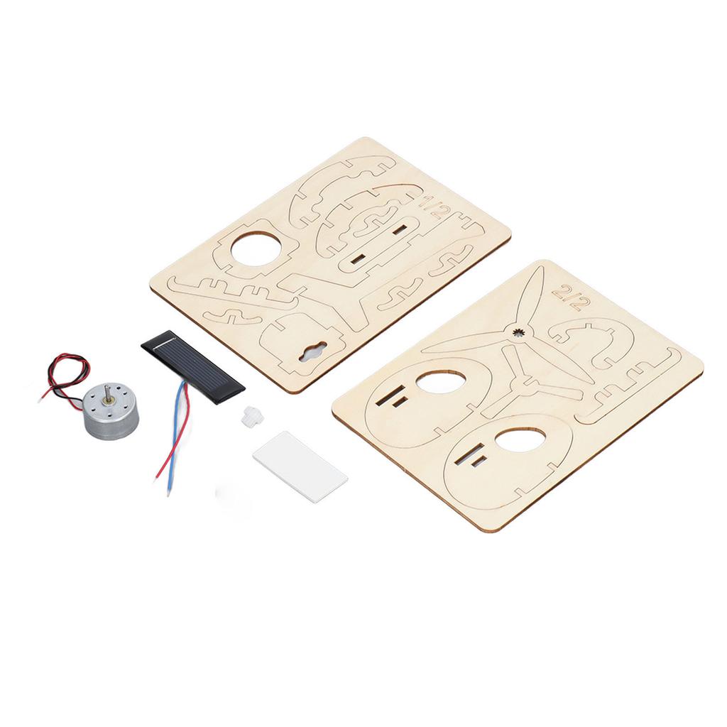 Wooden STEM Model Airplane 3D Puzzles DIY Wood Craft Assembly Project Kit Kids Gift Toys