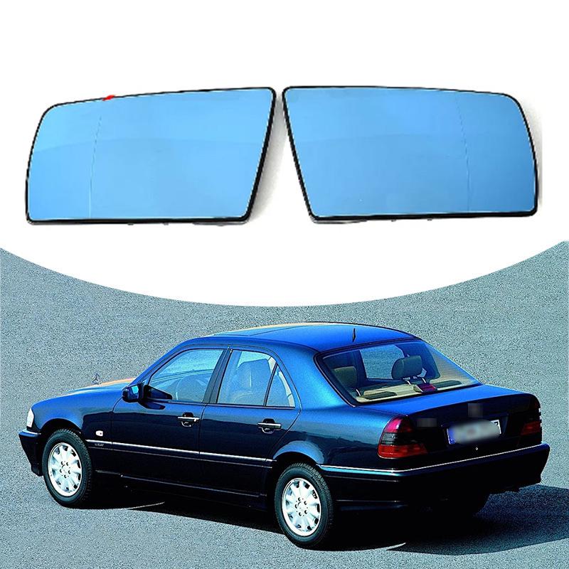 Compatible Heated Rearview Mirror Glass for Mercedes C W202, E W210, S W140 (1991-2000)