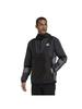 Adidas Team Tennis Jacket Gray Solid Size M Men's BP246, Black/Dark Heather, Gray/White (H31442),