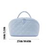 Durable Wide Open Woman Makeup Bag Lay-Flat Water-Resistant Cosmetic Case Travel Organizer for Toiletries & Brushes