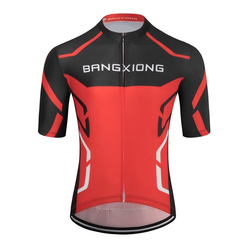 2023 New Short Sleeve Cycling Suit High Elasticity Quick Drying Road Bike Men's Summer Breathable Top