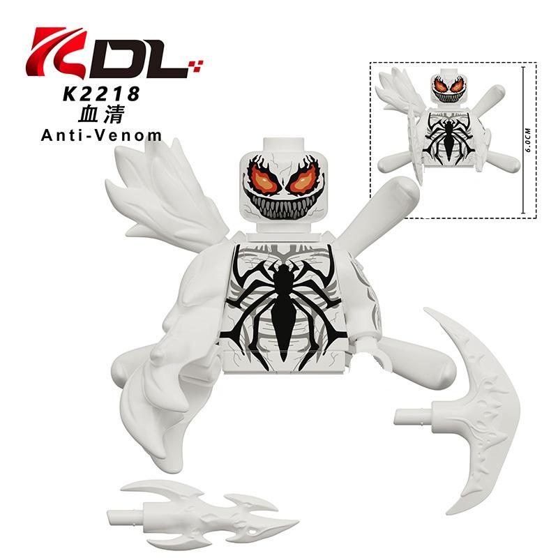 Disney Building Blocks Mini Model Characters Marvel Venom Assembled Mobile Doll Carnage Symbiotic Action Doll Birthday Gift