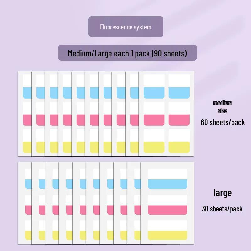 Morandi Writable Label Stickers: Post-it Notes Memo Pads