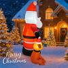 8.2FT Inflatable Christmas Set Santa Snowman Tree Gifts Toy Xmas Yard Party Decoration Festive Gift LED Supplies Home Ornament