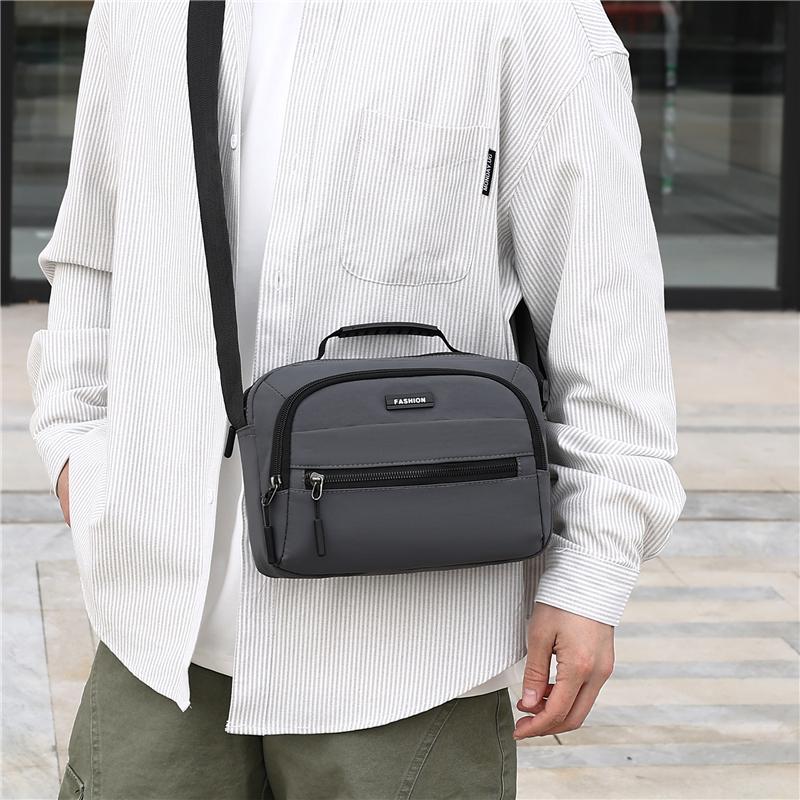 Sac bandoulière homme grande capacité style commuter sac à bandoulière unique mode loisirs sacs bandoulière homme