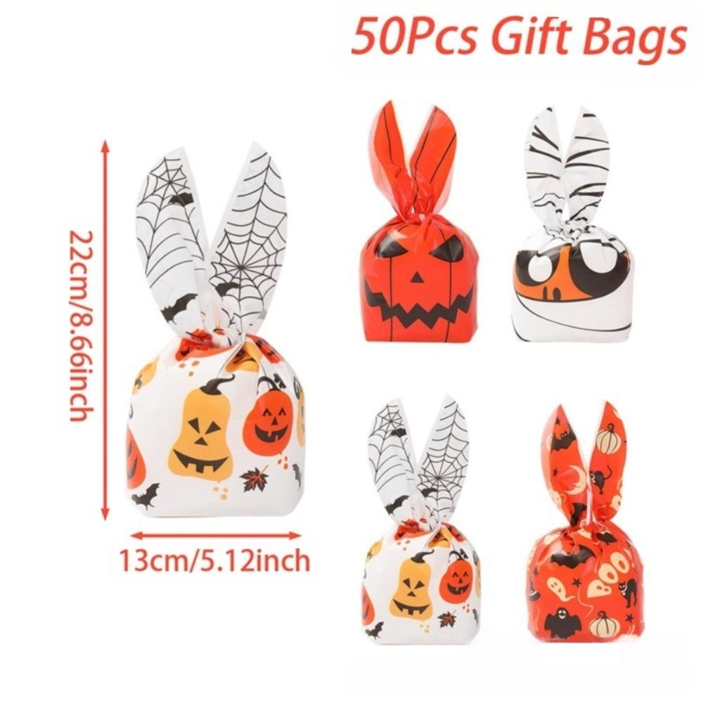 

Подарочные пакеты в виде тыквы, пакеты для печенья и сладостей с тыквенным узором, пакеты для угощений, для Хэллоуин-вечеринки Style 2