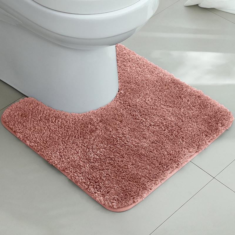 Anti-Slip Absorbent U-Shaped Bathroom Toilet Mat