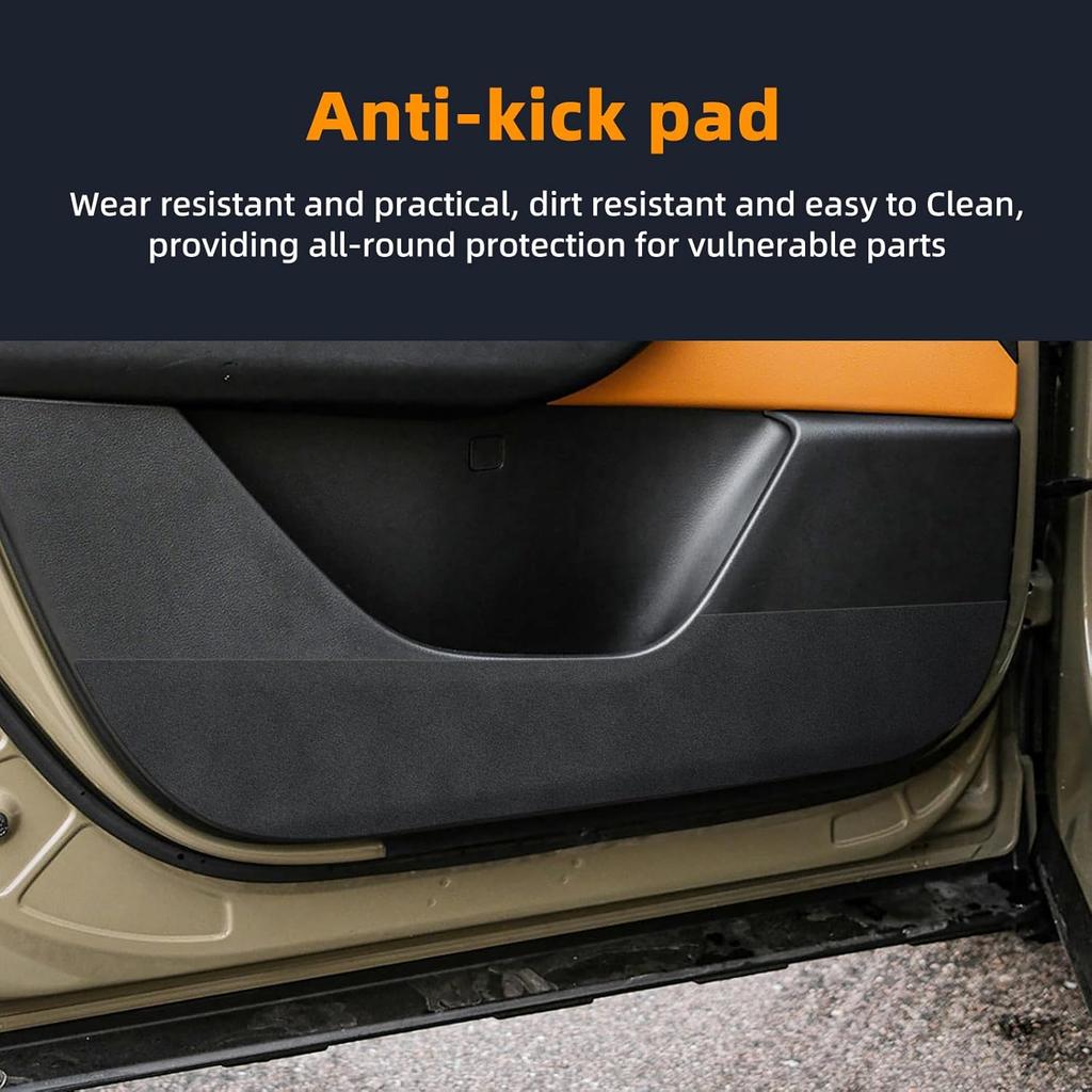 KUNGKIC for Mazda 2023 2024 2025 CX90 CX70 Car Door Anti Kick Pad Protective Stickers Interior Decals Accessories Self-Adhesive Side Edge Protection