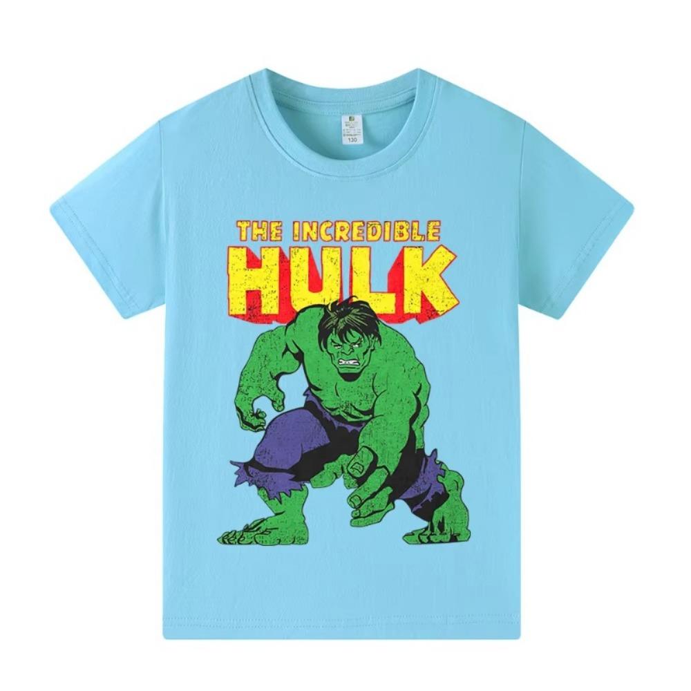 2025Hulk Nuova Moda Estiva T-shirt Stampata Girocollo Manica Corta Unisex Abbigliamento alla Moda