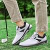 New Men's Golf Shoes Autumn/Winter Low Top Casual Sneakers Thick Base Spike Outdoor Sports Shoes Trendy Footwear