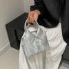 Pu Portable Shirt-Style Shoulder Bag Women  Versatile Crossbody Bags Zipper Handbag High Quality Tote Commuter Bags Gifts
