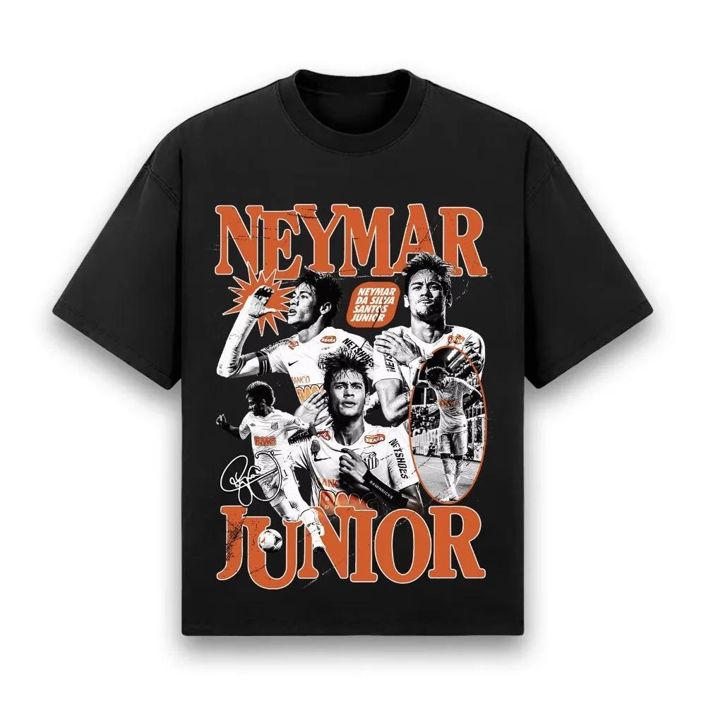 Neymar Classic 2025 Season Printed T-shirt Oversized Y2k T-shirt Blouse Casual Cotton Short-sleeved Sports Women's Short Sleeves