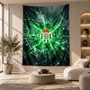 Decorative Tapestry,Real Betis Football Printed Wall Art, Lightweight Wall Hanging For Bedroom Background