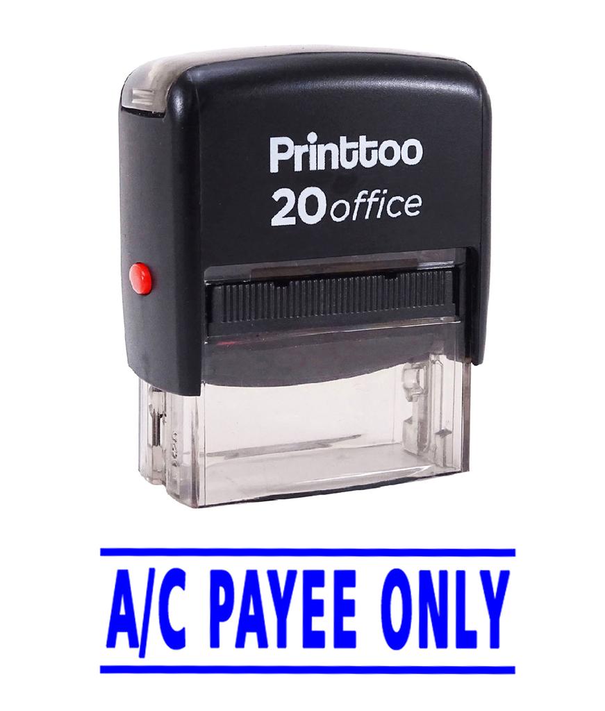 Printtoo NOT NEGOTIABLE Self Inking Rubber Stamp Office Stationary Custom