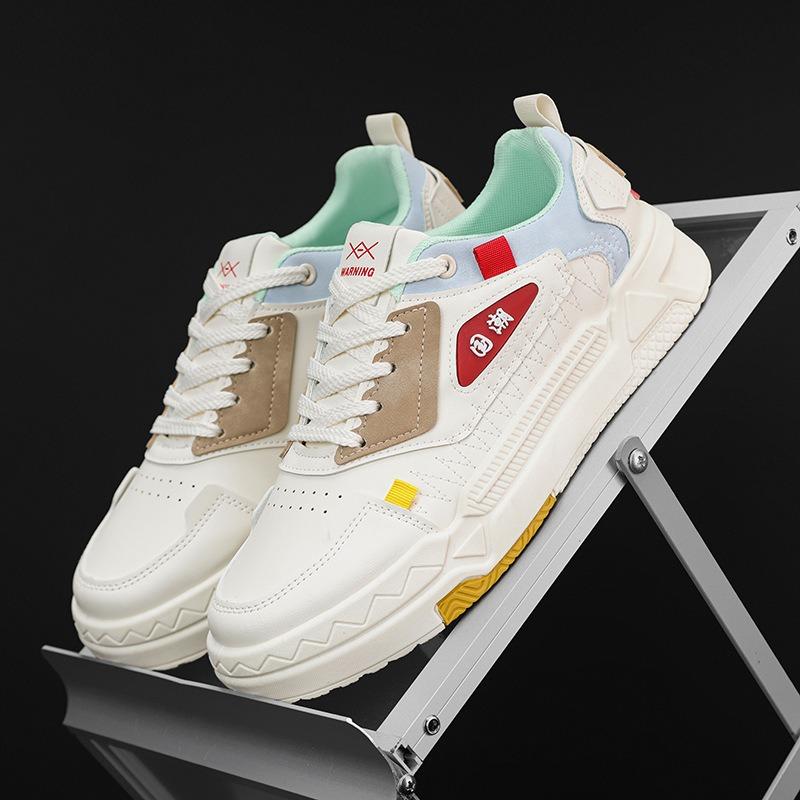 Spring men's shoes new trend versatile platform casual white board shoes men's height increase non-slip sports tide shoes