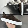 Herrskor höst nya andningsbara plimsolls mjuk sula modeskor herr casual sportskor