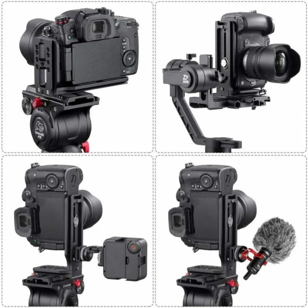 Aluminum Zinc Zinc Alloy Camera L Bracket L Shaped Dslr Camera Tripod L Plate  Dslr Camera
