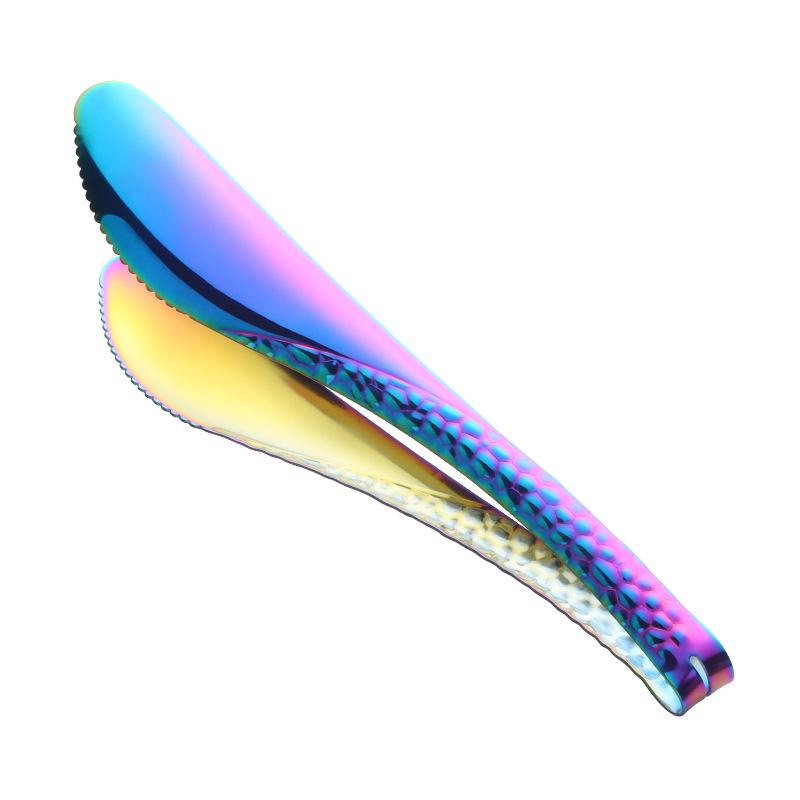 Stainless Steel BBQ & Baking Tongs for Meat, Cake, and Bread