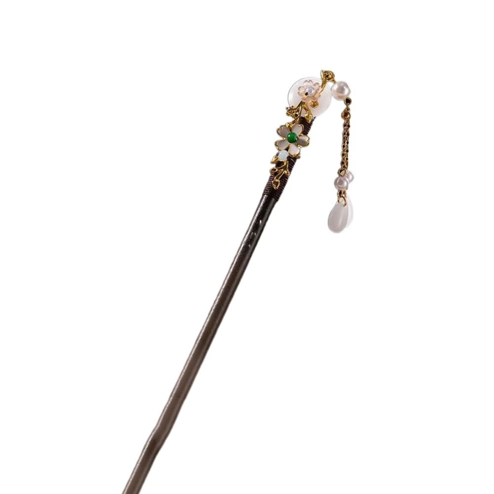 Imitation  For Women Hair Accessories Wooden Hair Fork Flower Hair Sticks Chinese Style Hairpin