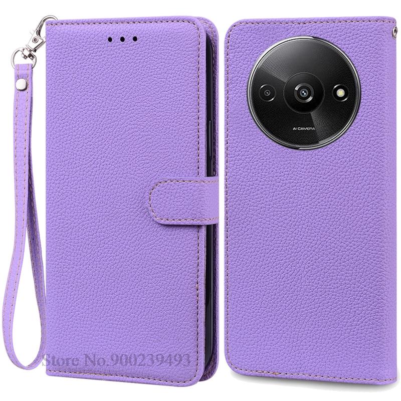 Pro Redmi A3 Pouzdro Kožené Peněženkové Vyklápěcí Pouzdro Pro Xiaomi Redmi A3 Kryt Ochranné Fundas Coque Pro Xiaomi Redmi A3 A 3 Pouzdro na Telefon