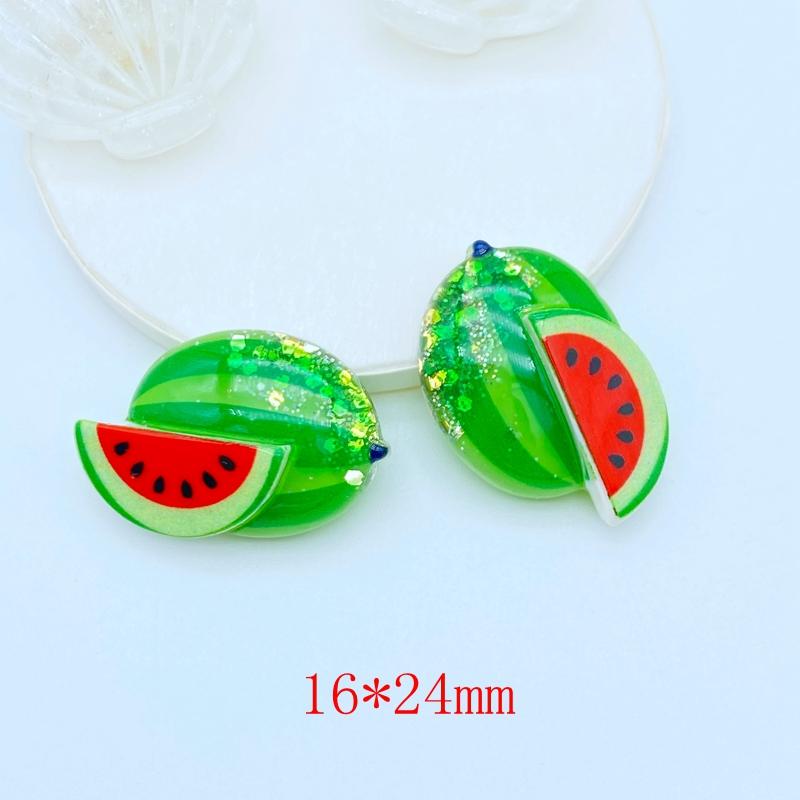 

20Pcs New Mini Cute Shiny Fruit Collection Flat Back Resin Cabochons Scrapbooking DIY Jewelry Craft Decoration Accessorie K41