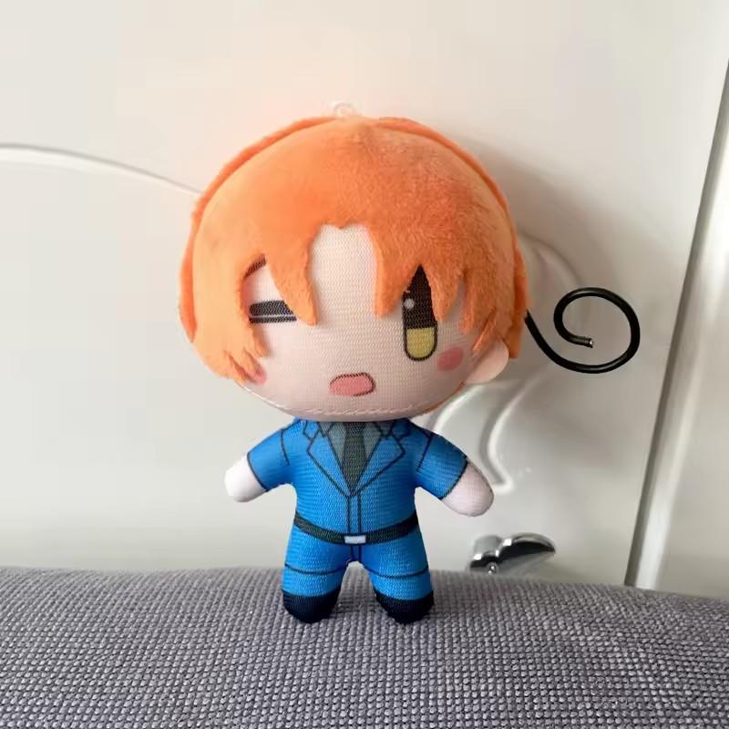 10cm Poupée Peluche Mini Pendentif Hetalia Axis Powers Alfred F. Jouet en Peluche Cosplay Jones Arthur Kirkland Pour les Fans d'Anime orange