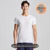 Yiershuang Men's Premium 100% Cotton Round Neck T-shirt