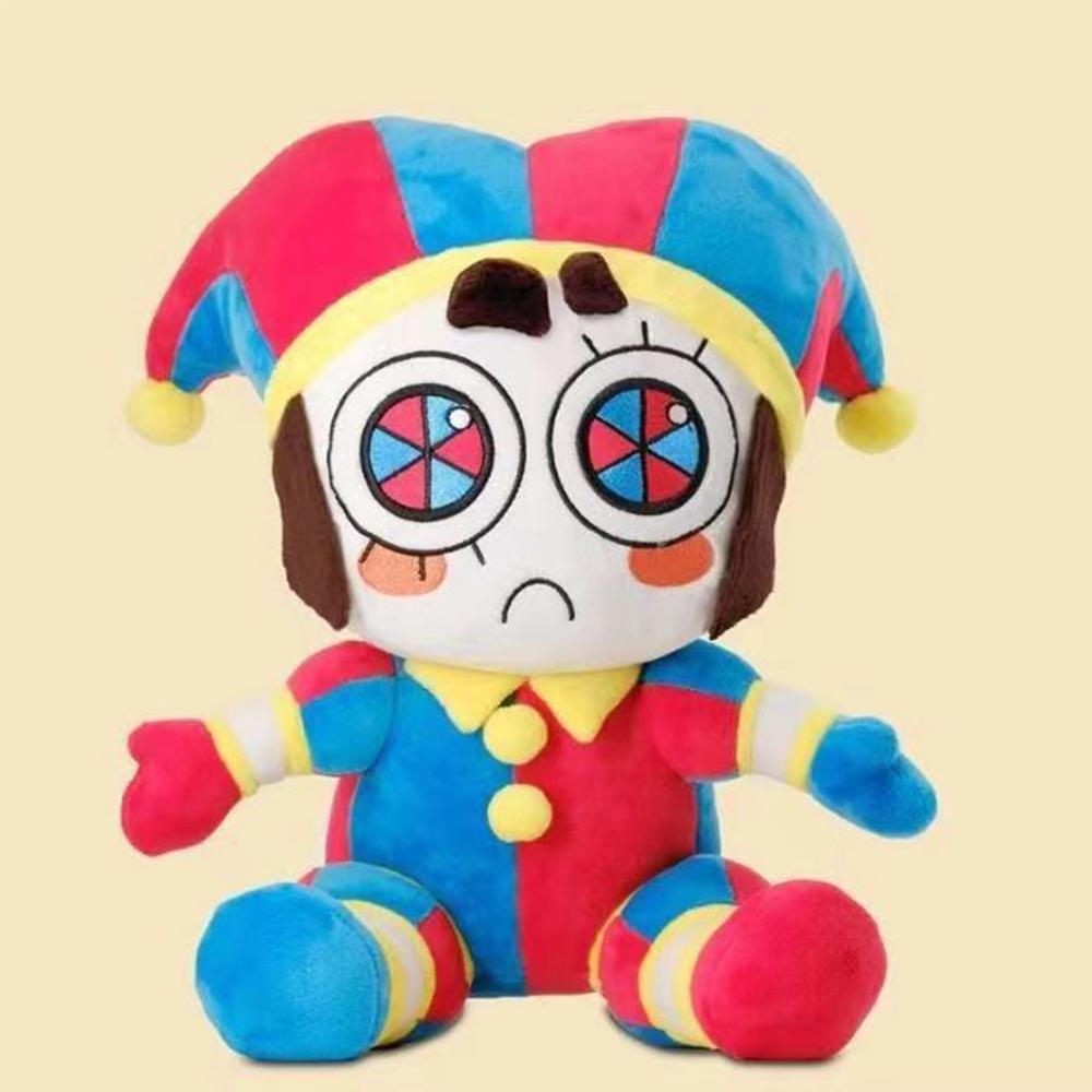 2 stk Digital Circus Plush Cute the Clown and the Rabbit Animal Doll for Kids