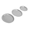 3pcs Stainless Steel Dessert Tray Mirror Polishing Process Snack Jewelry Display Tray