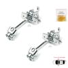 BDP721-1 2 Pieces Front Left AND Right Door Hinge Stop Check Strap Limiter for Vauxhall Opel Corsa C X01 Combo C Tigra B TwinTop 160256