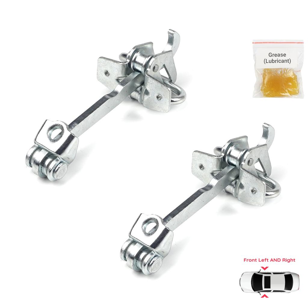 BDP721-1 2 Pieces Front Left AND Right Door Hinge Stop Check Strap Limiter for Vauxhall Opel Corsa C X01 Combo C Tigra B TwinTop 160256