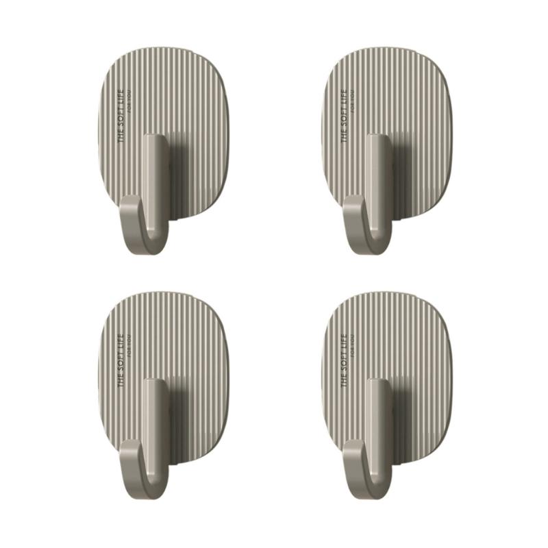 Without Damage Adhesive Wall Hook Portable Without Nail Picture Hangers Waterproof Reusable for Home and Office