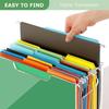 Portable Transparent Acrylic A4 File Holder with Handle for Office Desktop Organization