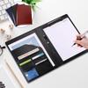 A4 Clipboard Folder with Notepad Business Document Manager Clip Large Capacity Document File Bag for Business Meeting & Travel