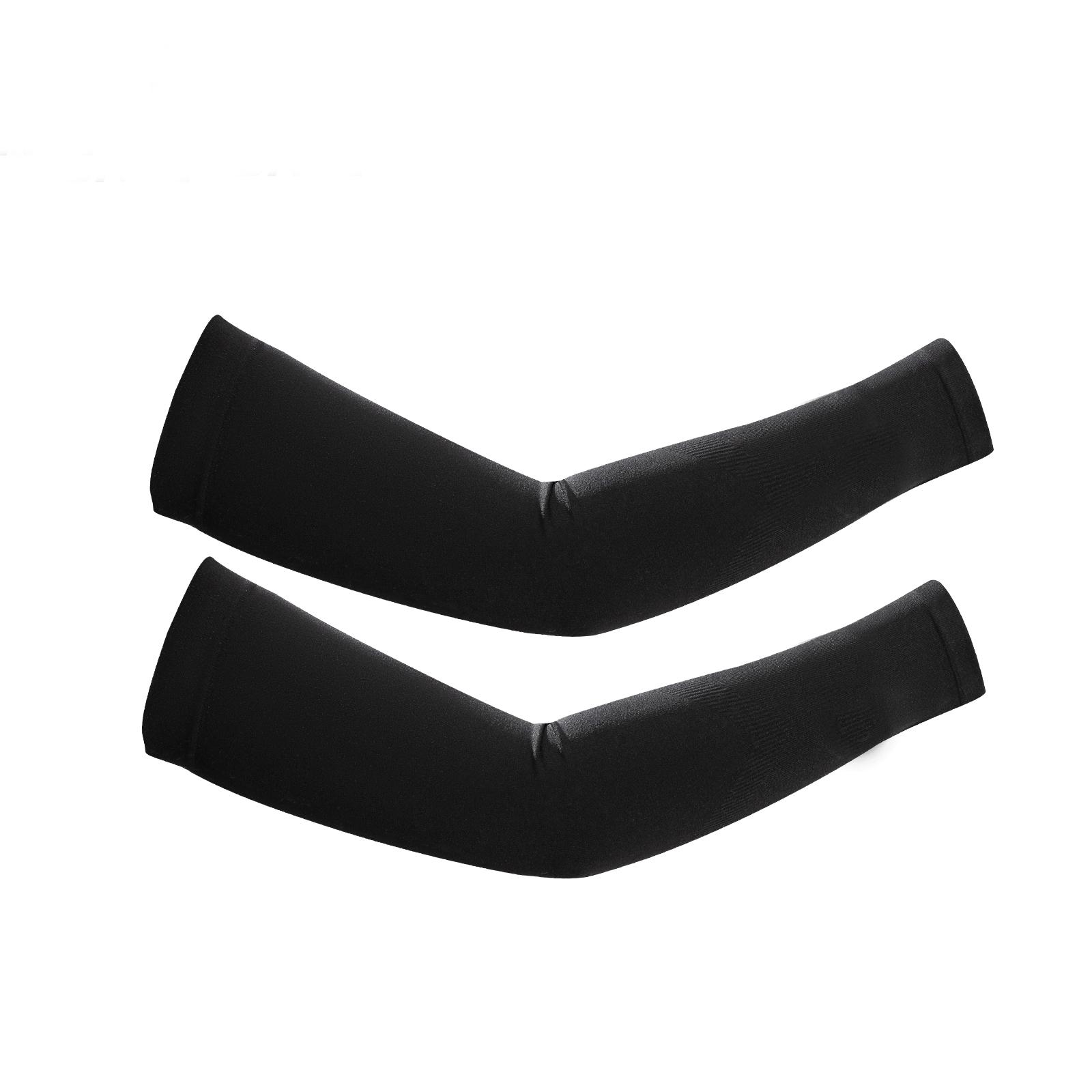 

Bicycle Sunscreen Arms Sleeves Summer Arm Sleeves Cycling Anti-Sunburn Sleeve Outdoor Sun UV Protect Sports MTB Road One Size чёрный