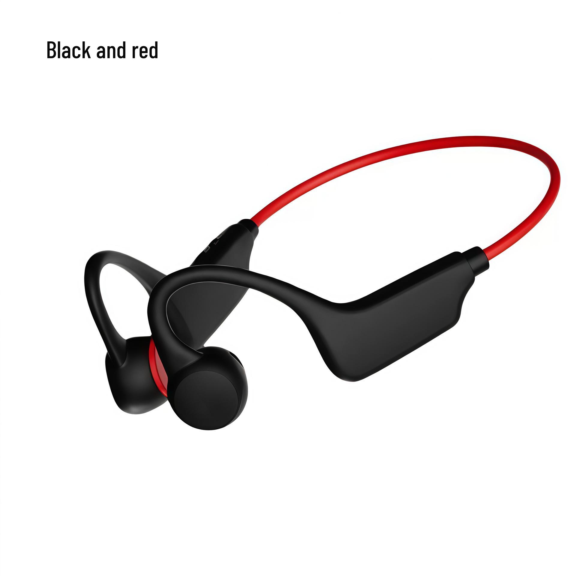 

X1 Bone Conduction Bluetooth Ear-Hook Headphones with Memory Card Slot, Long Battery Life, Hi-Fi Stereo, for Running/Sports Color Box Packaging